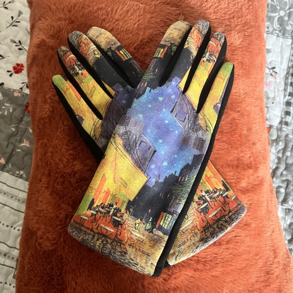Artistic Starry Night Gloves